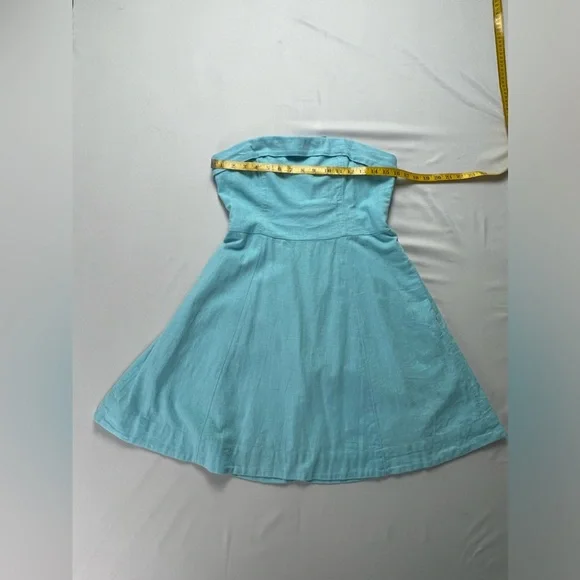 Abercrombie & Fitch Linen Cotton Blend Mini Dress - Picture 9 of 15